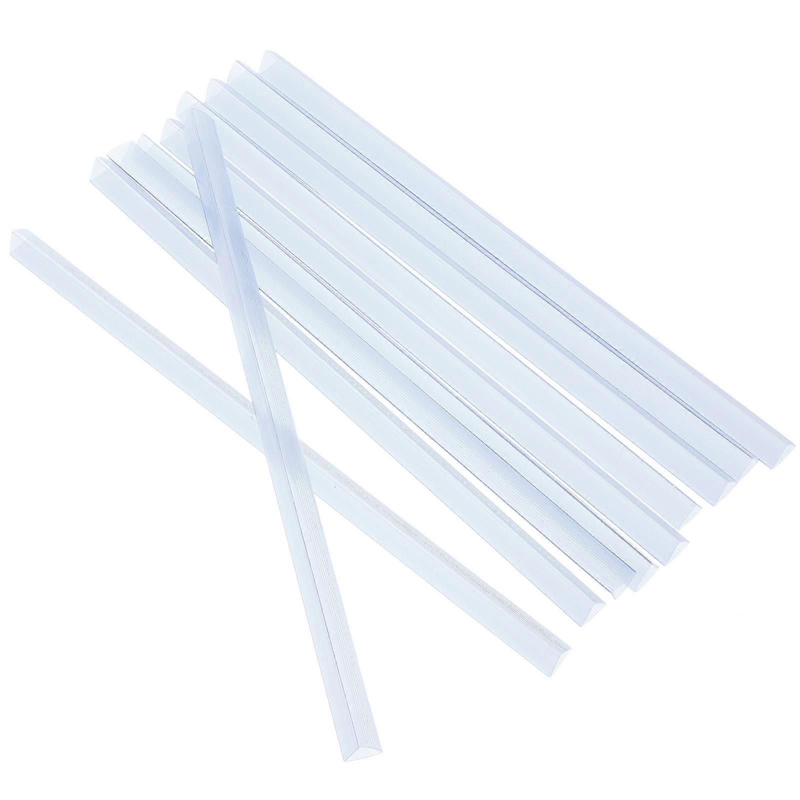 20pcs Plastic Slide Binder Bars Strong Pull Rod Clips for Document Binding and Organizing Multipurpose File Holders