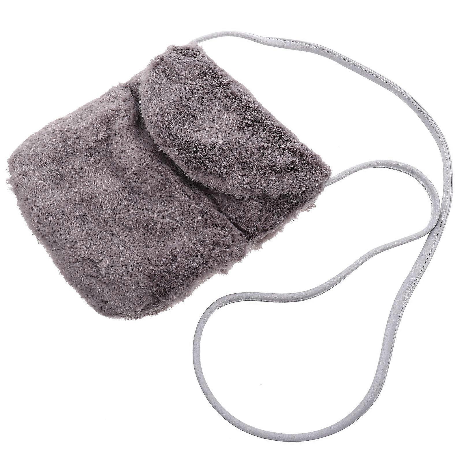 Trendy Cell Phone Bag For Girlfriends Providing Storage Solutions For Mobile Phones And More In Light Grey Color Perfect For Daily Activities 1Pack