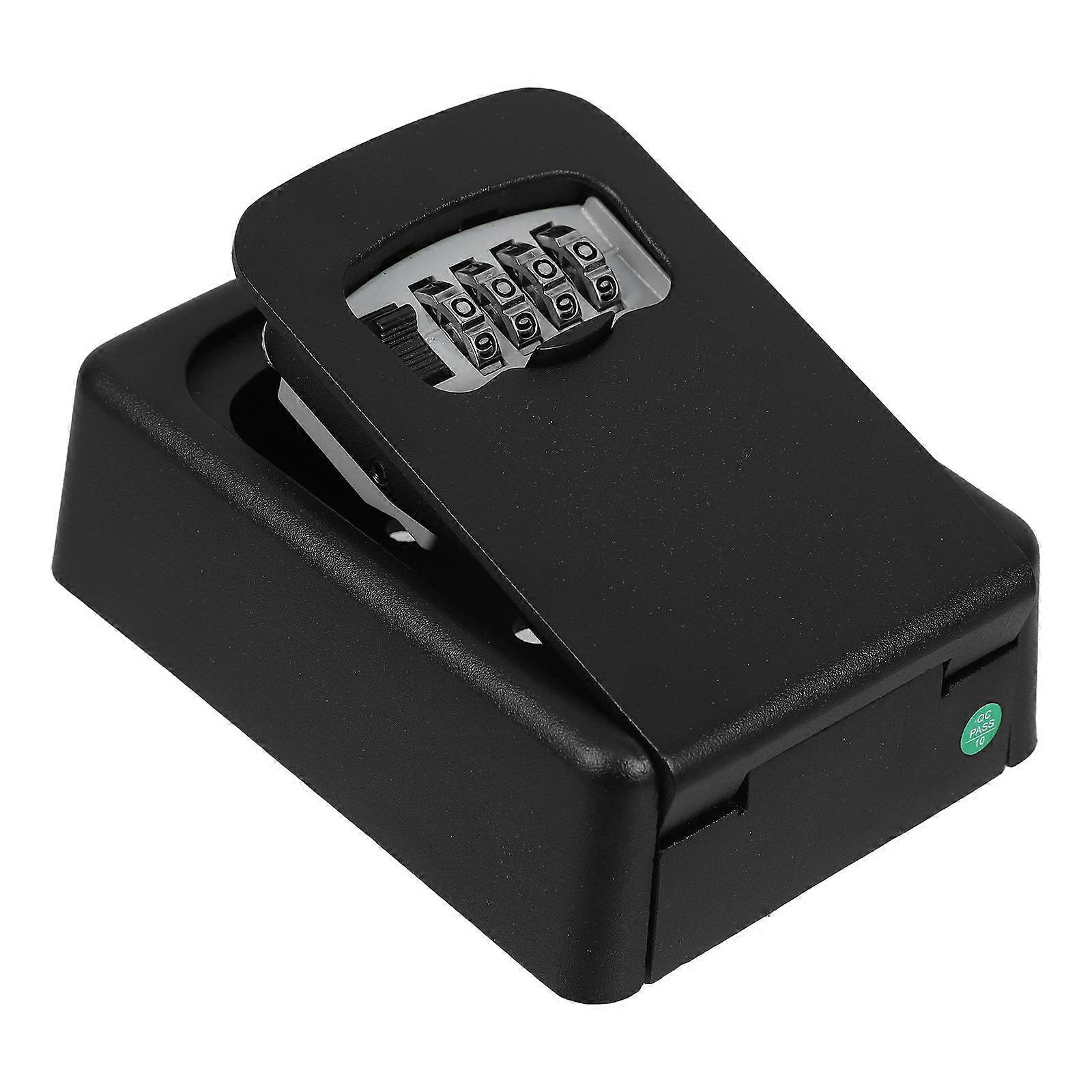 Sleek Design Key Lock Box Wall Mounted For Security Storage Of House Keys 4 Combination 1Pack