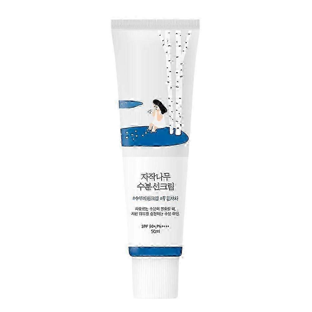 50Ml Birch Juice Moisturizing Sunscreen Spf50+ Refreshing Not Sticky Facial Isolation Sunscreen