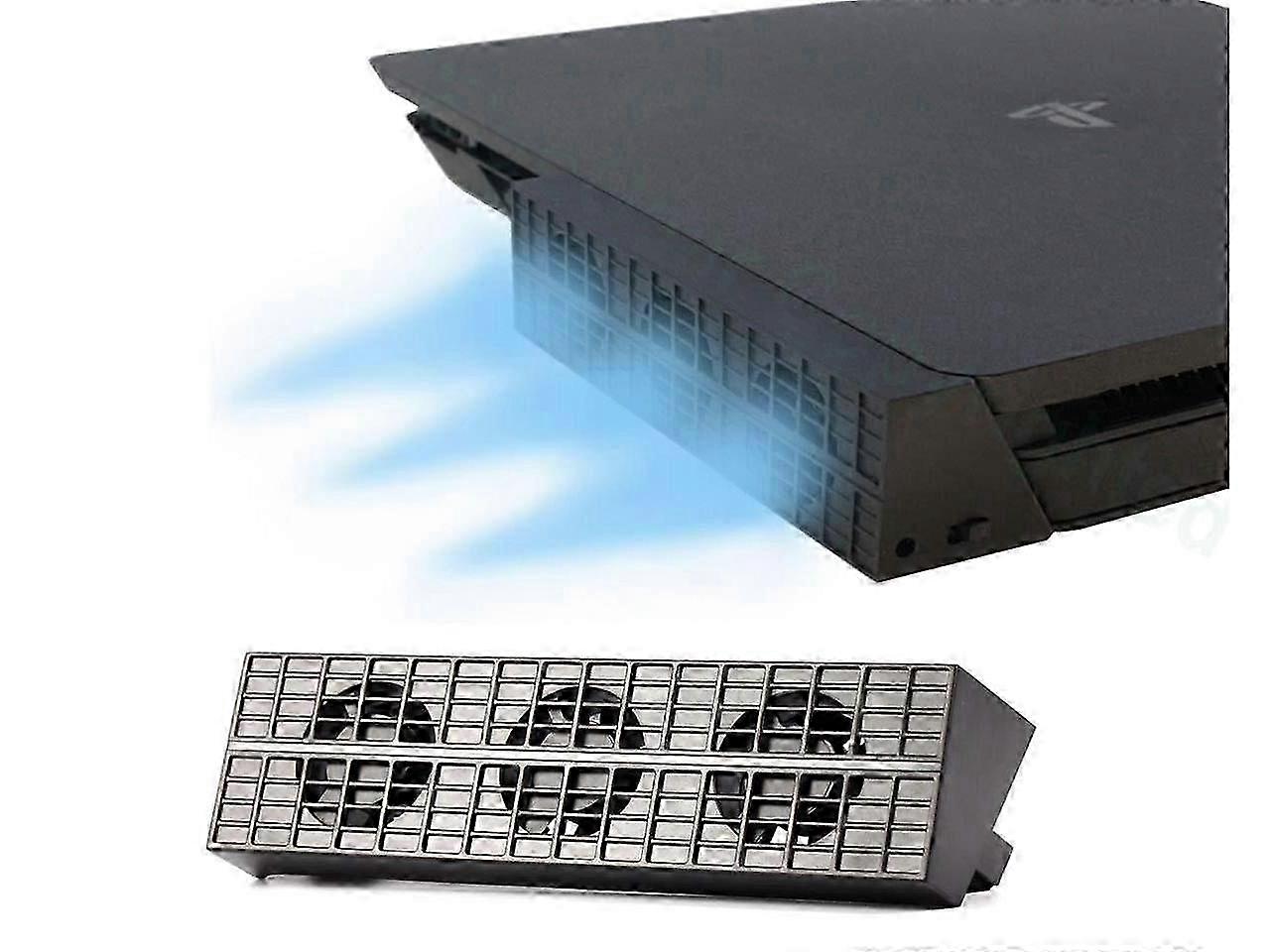 2025 Intelligent Cooling Fan for PS4 Slim, External Temperature Control Fan Cooler Cooling System for Playstation 4 Slim Gaming Console [NOT for PS4 /