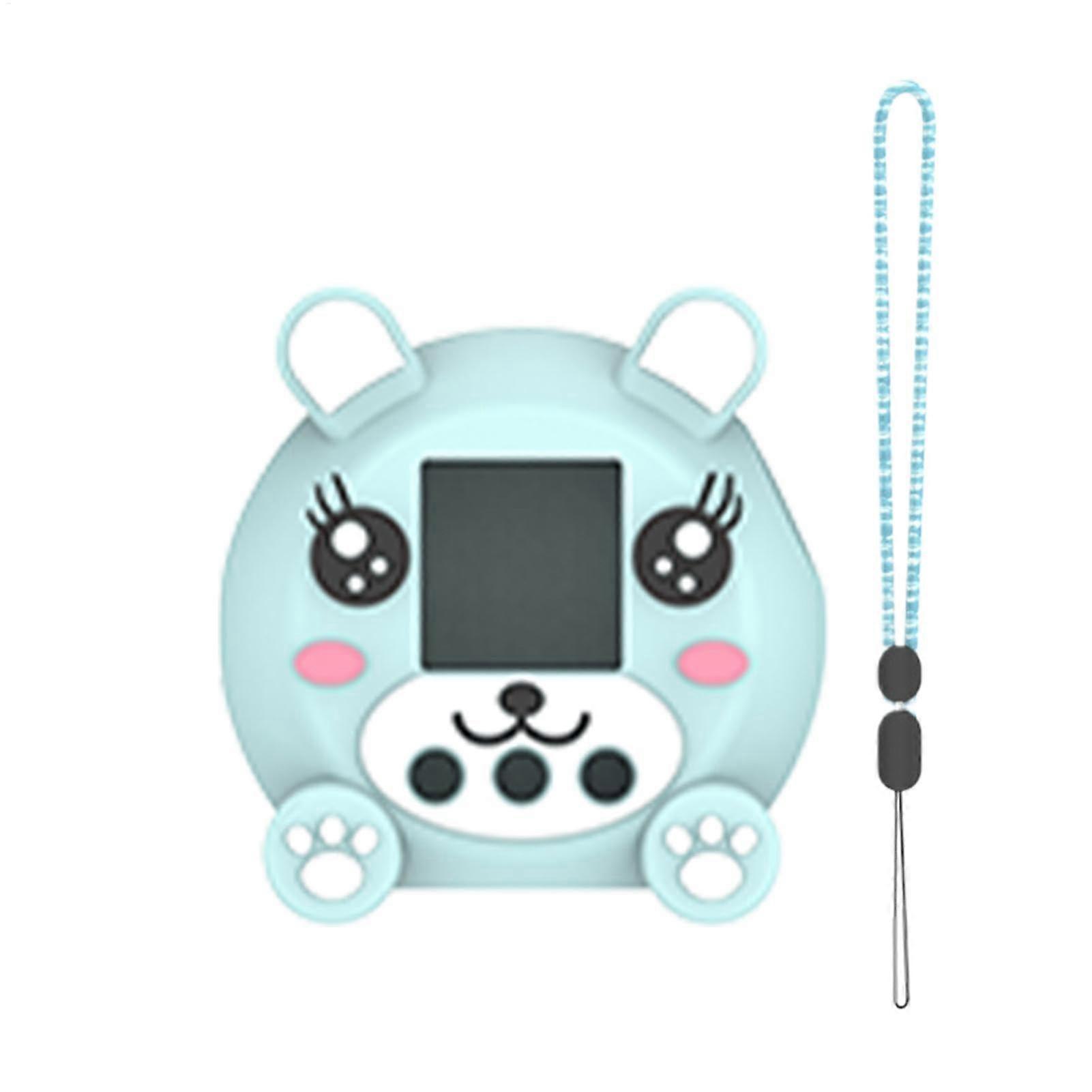 Interactive Digital Toy Silicone Case - Durable Scratch-Resistant Soft Lightweight Protector for Digital Toys in Full Blue