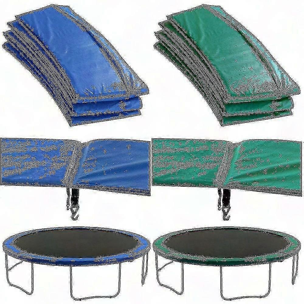 Premium Trampoline Safety Pad Replacement - Green or Blue Spring Cover Padding