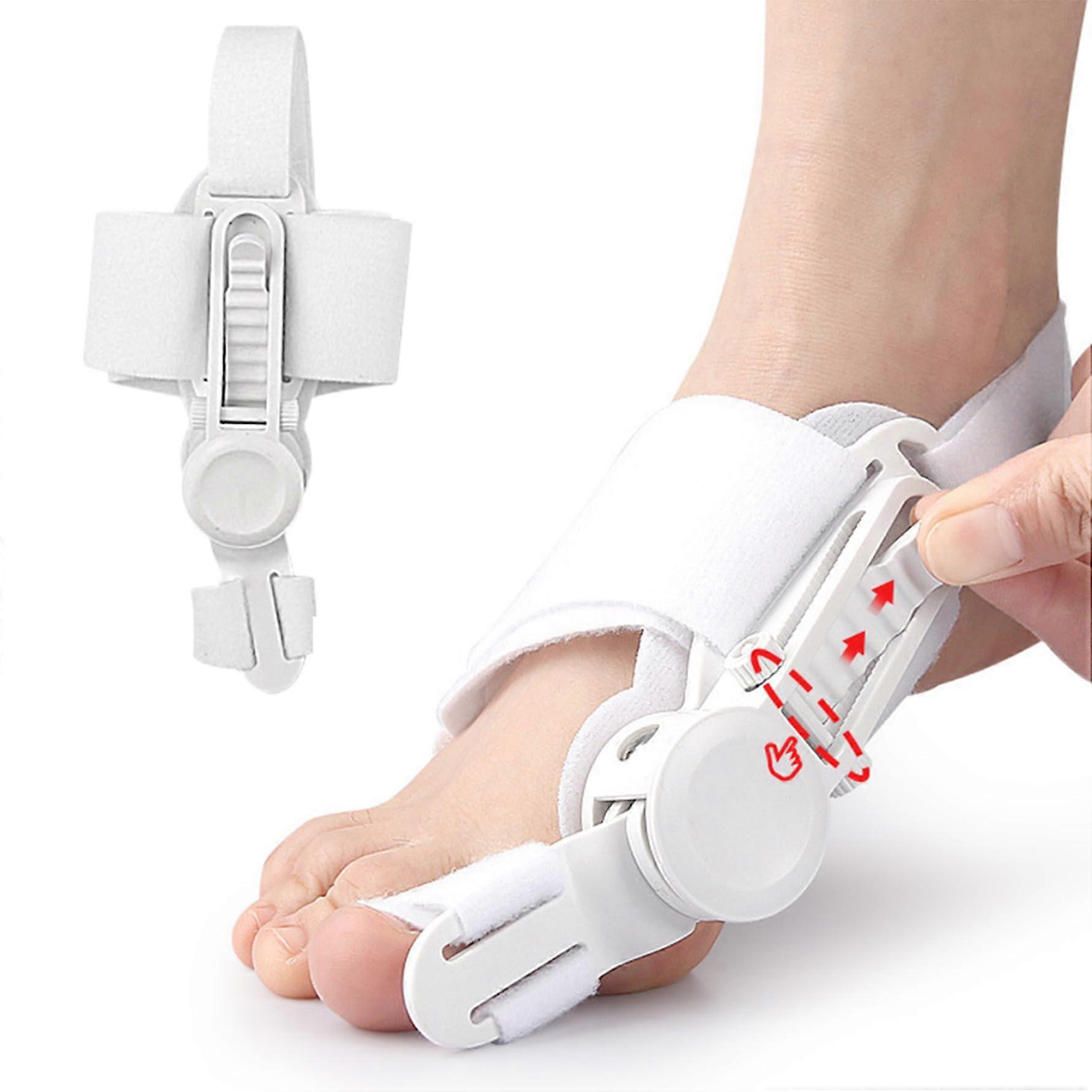 Bunion Corrector for Men - Adjustable Silicone Pad Big Toe Smoothing Device for Right/Left Feet, Comfortable Fit