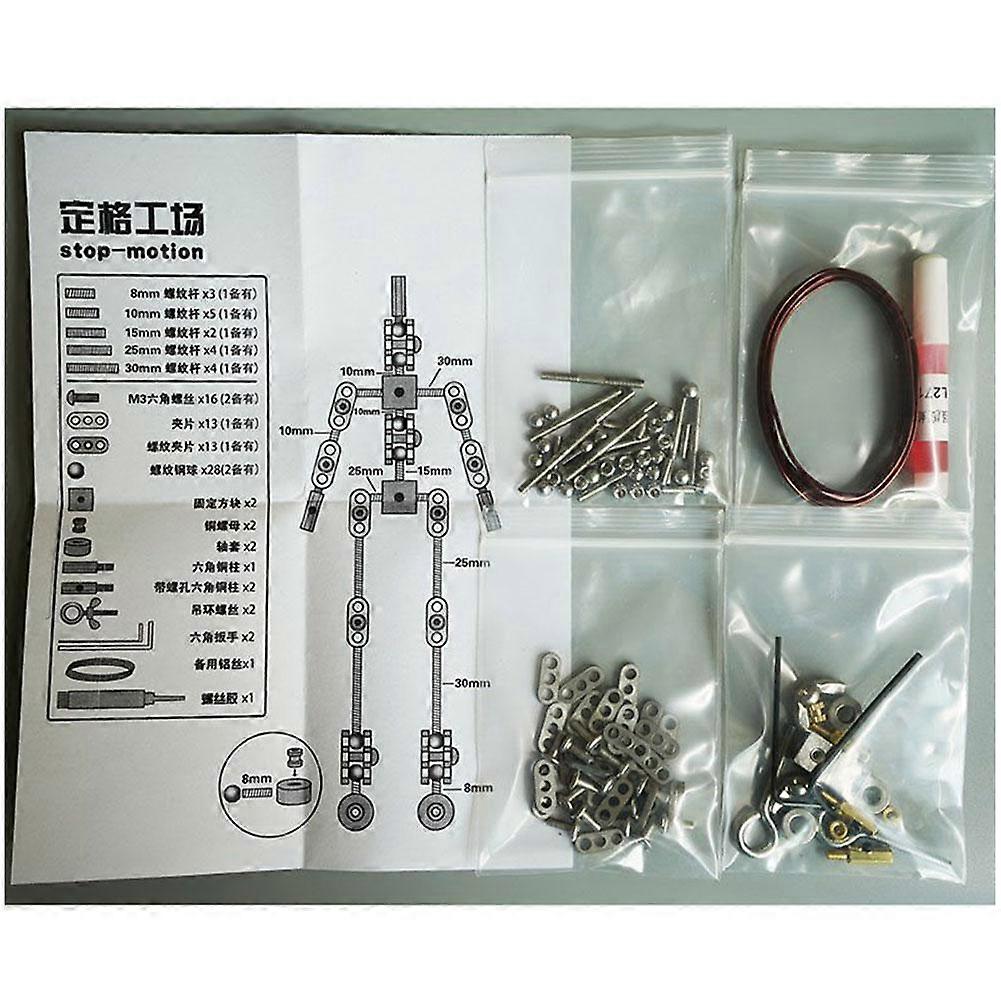 Stainless Steel Animation Robot Arm With Stand Flexible Joints For Precise Model Movement Easy Assembly