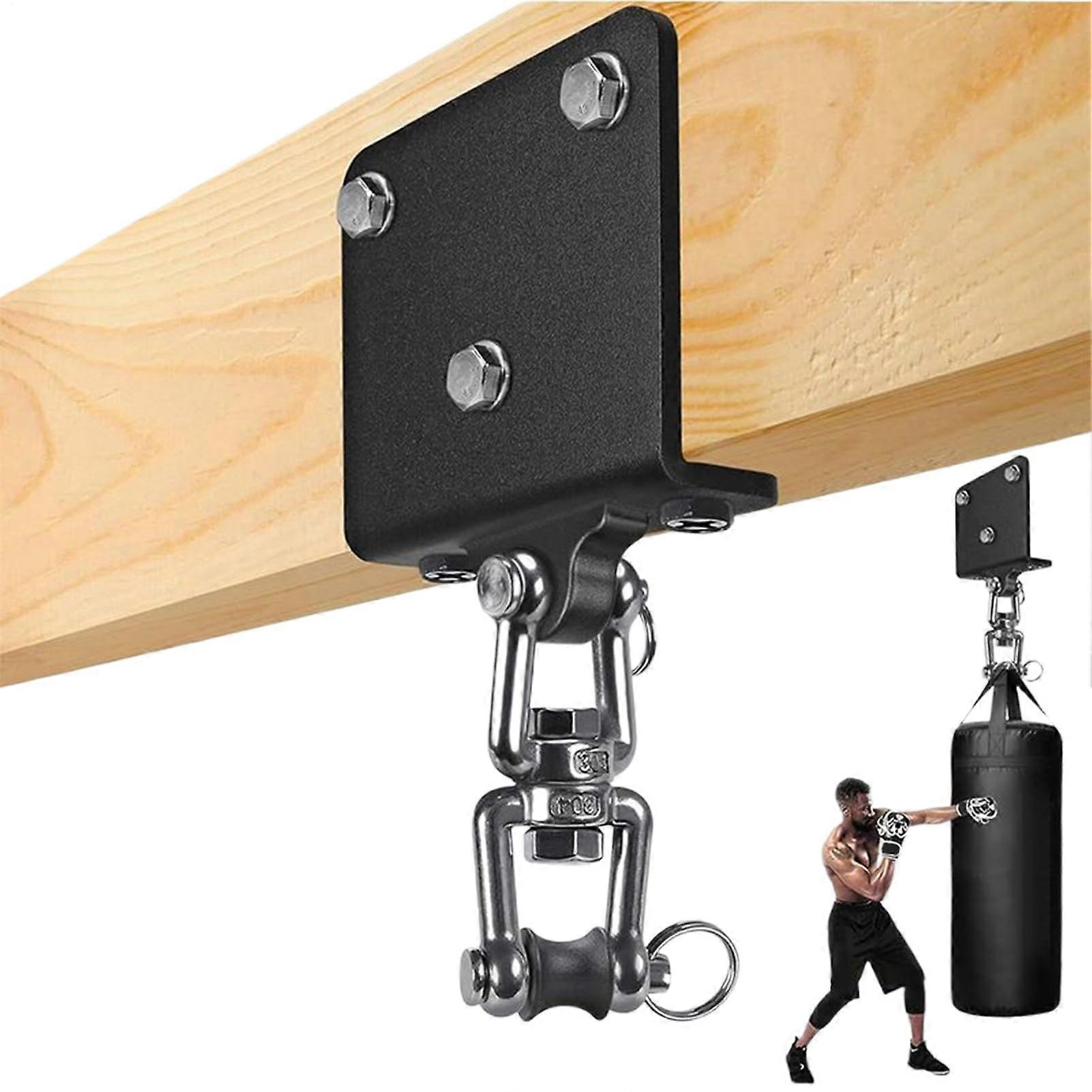 Stochbeutelbügel - Heavy Duty Mount with 360-Degree Rotating Steel Chain, Boxbeutel Hook and Wall Bracket Accessory