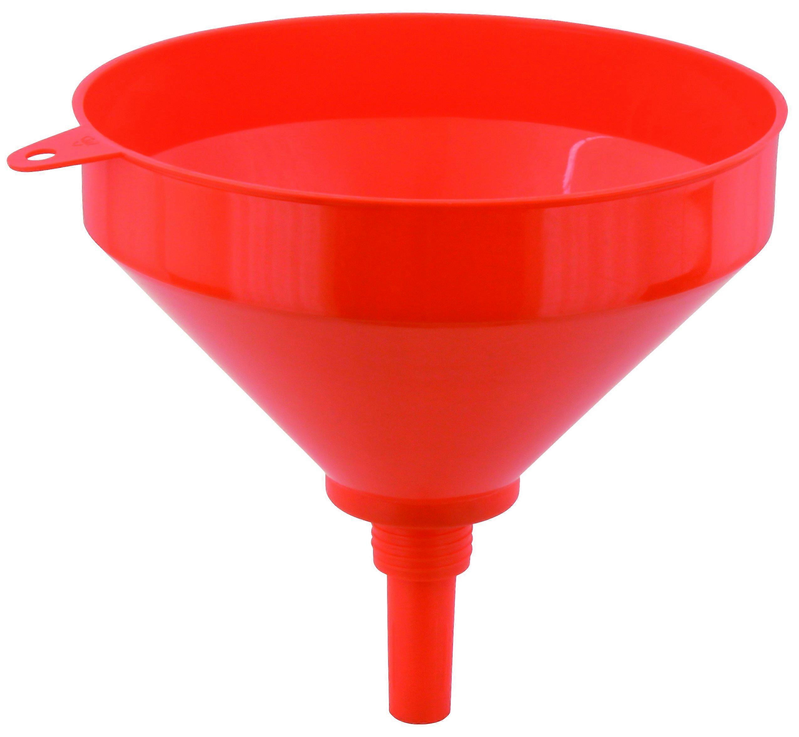 Plastic Funnel With Brass Sieve 235 Mm / 3.0 Litres For Oil Fuels And Acids Workshop And Garage Accessories