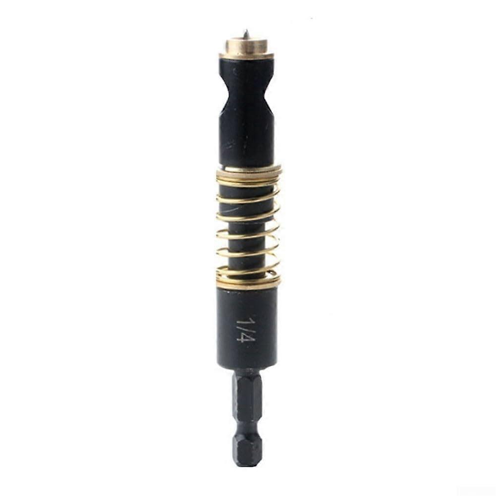 Efficient Hinge Drill Bits with Spring Loaded Centering, HSS Brass for Woodworking Use (1/4) Ref: 3015
