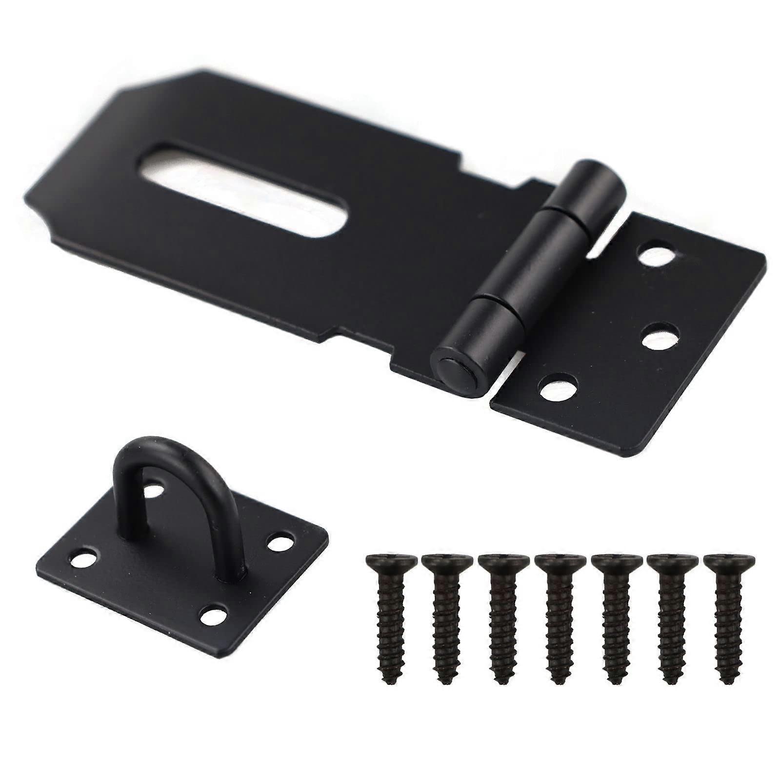 Door Padlock Hasp 3 Inch Stainless Steel Heavy Duty Lock Hasp for Shed Door, Gate, Cabinet, Pet Cage, and Crate Security