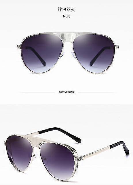 New Outlet Men's Personality Sunglasses Driver's Glasses Metal Holl...