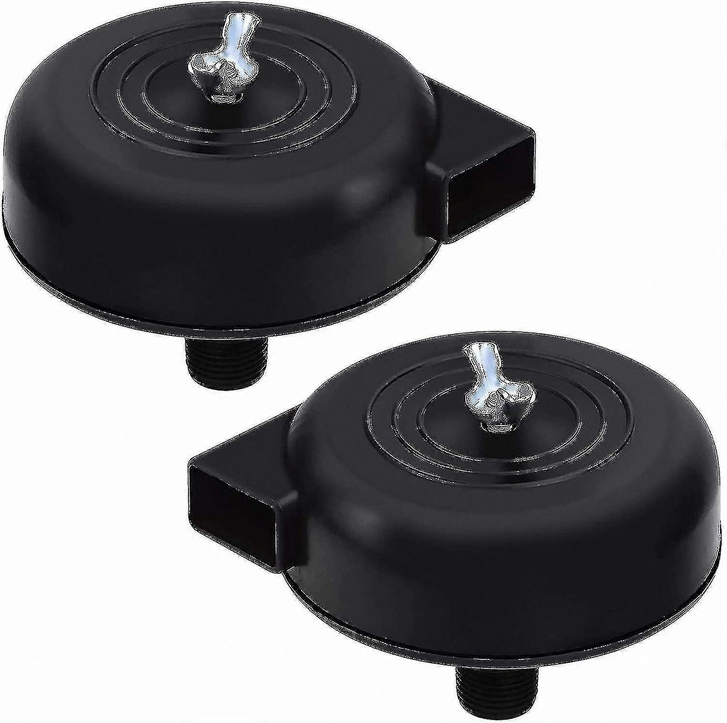 2 Pack Compressor Filters, 16mm 3/8PT Male Thread, Quiet Air Compressor Accessory