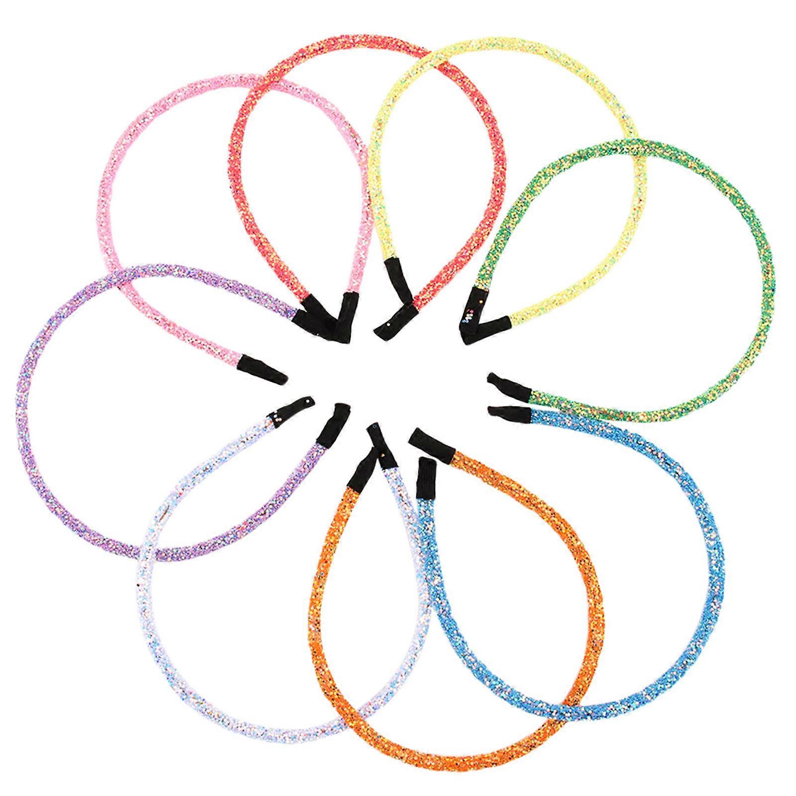 子供用アクセサリーパイエットヘアバンドコスプレステージパフォーマンスアソートカラーアクセサリー8個