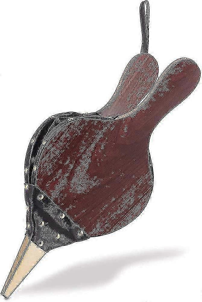 Wooden Fireplace Blower with Cast Iron Nozzle