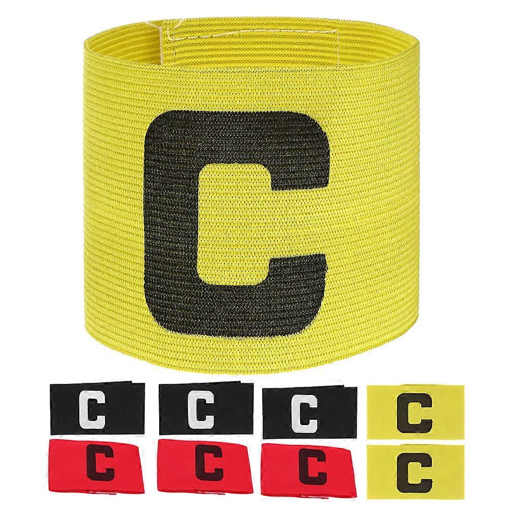 Soccer Captain Armband For Team Leaders And Adults Crafted From Nylon With Advanced Grip Treatment For Training And Matches 9Pcs