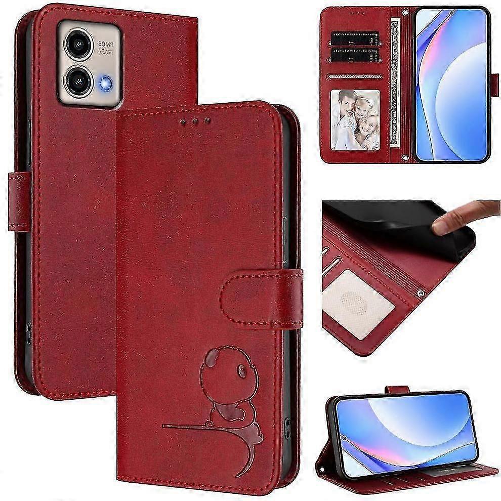 RFID Blocking PU Leather Flip Case with Card Slots, Kickstand & Mag...
