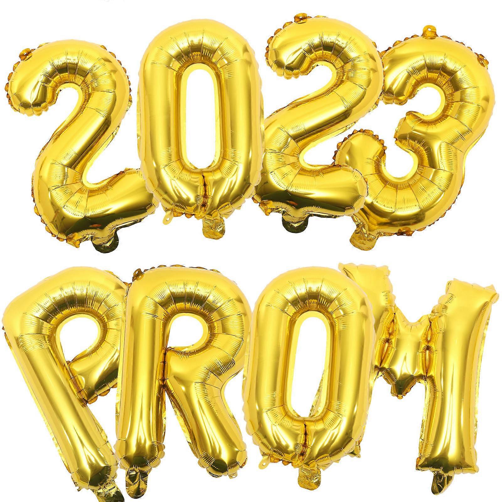 2023 Graduation Balloons 1 Set For Class Of 2023 Celebration Designed For Party Hosts And Event Organizers In Round Shape