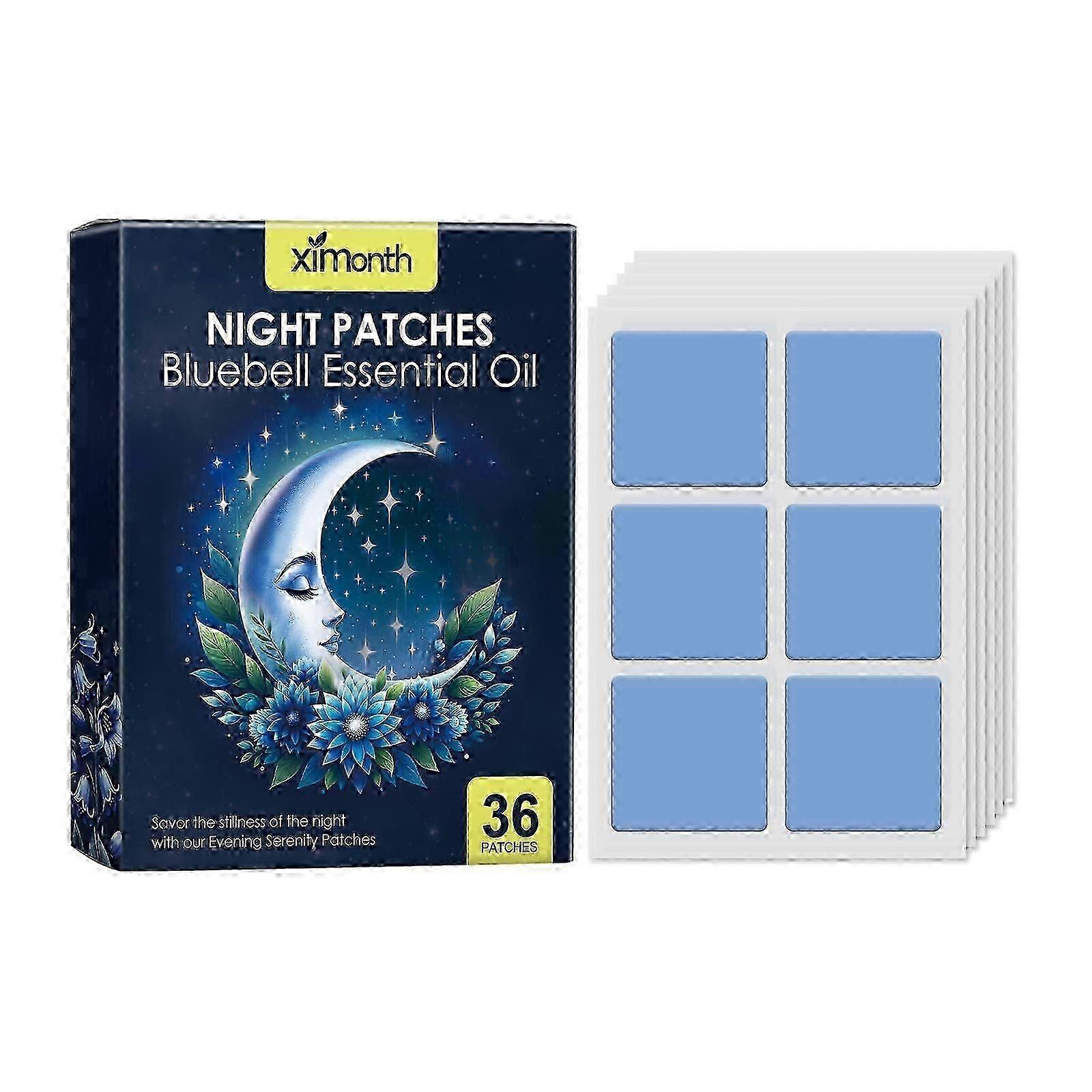 Ximonth Sleep Patch Night Patch Duft Æterisk Olie Patch Jasmin Lavendel Citrus Blue Wind Sleep Patch