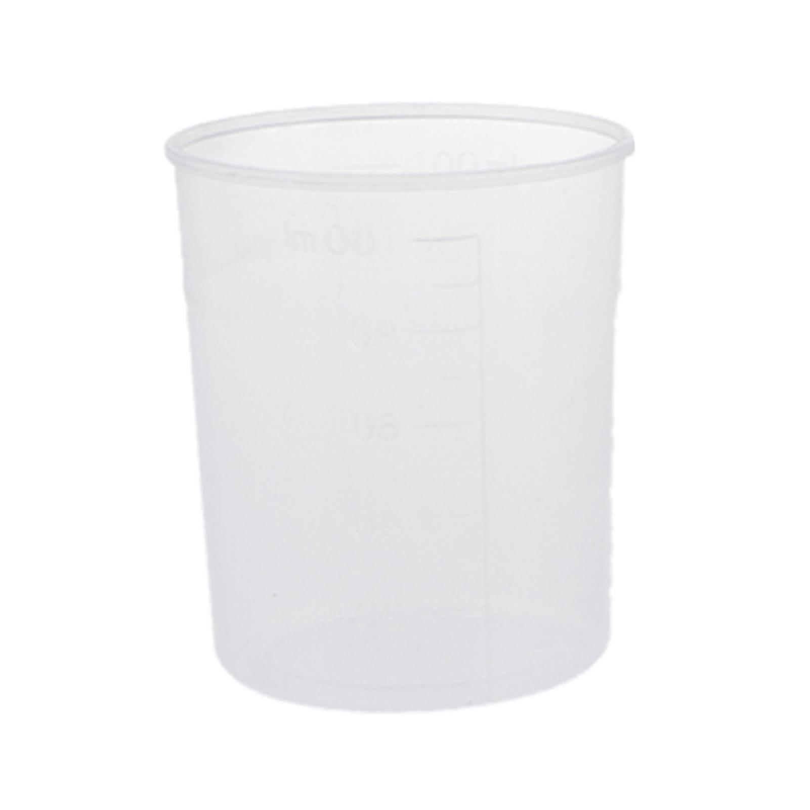 2025 100ML Scale Cup Reusable Stackable Plastic Washable Measuring Glass for Lab