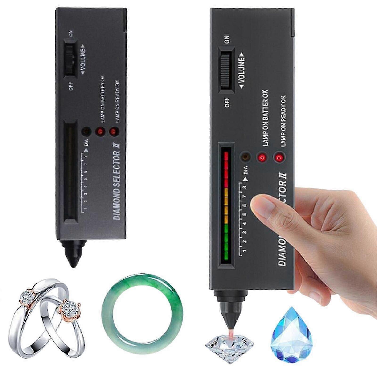 High Accuracy Diamond Tester Test Pen Gems Prong Holder Selector Jewelry Tool  cs