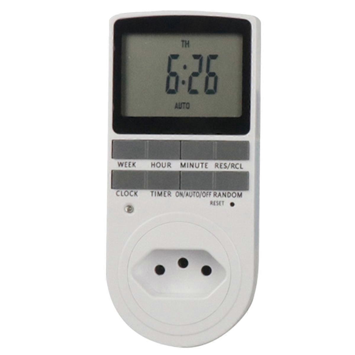 Intelligent Digital Temperature Controller BR Switch Socket LCD Display Indoor Timing Power Switch 2