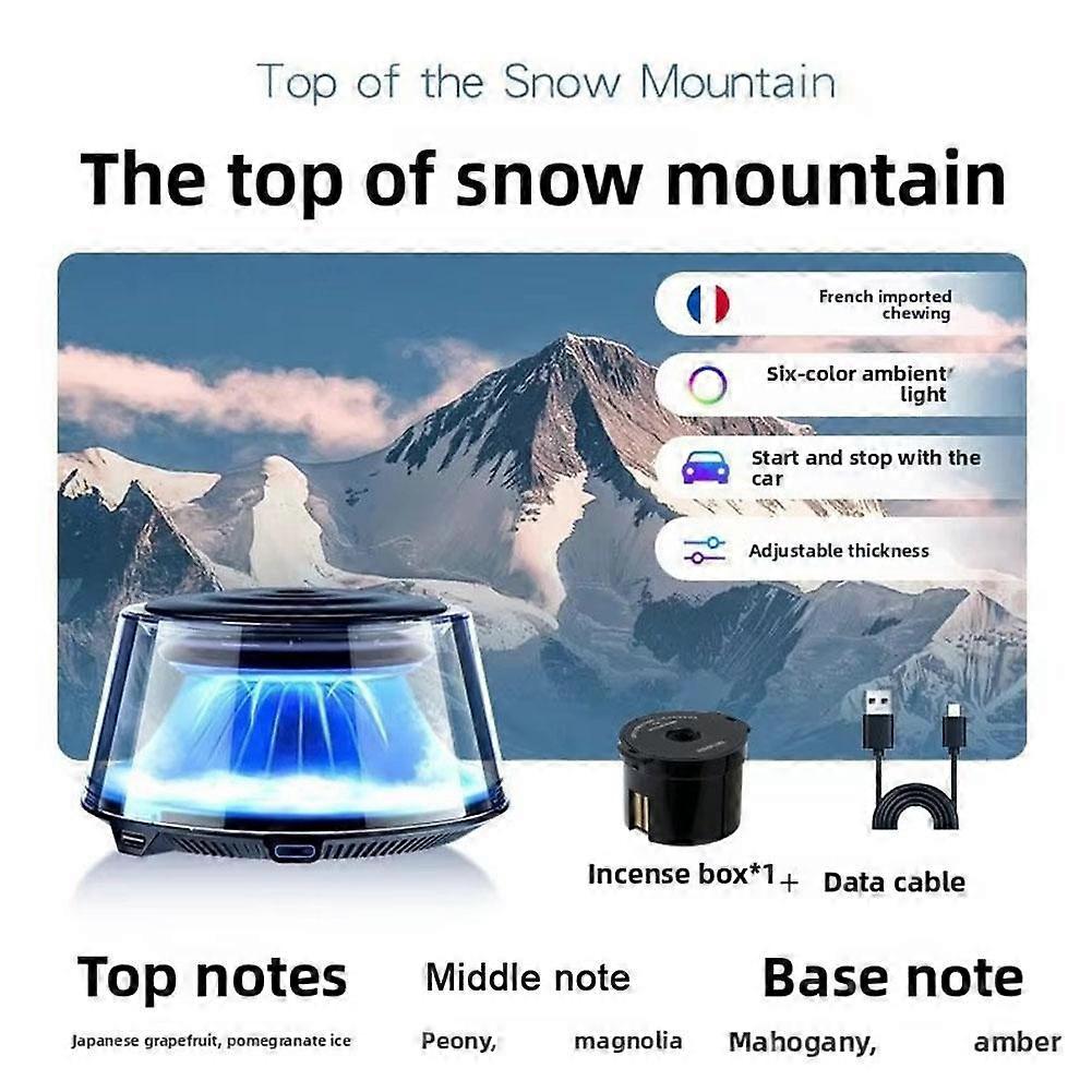 6-Color Car Aromatherapy Diffuser Intelligent Mist With Intensity Adjustment