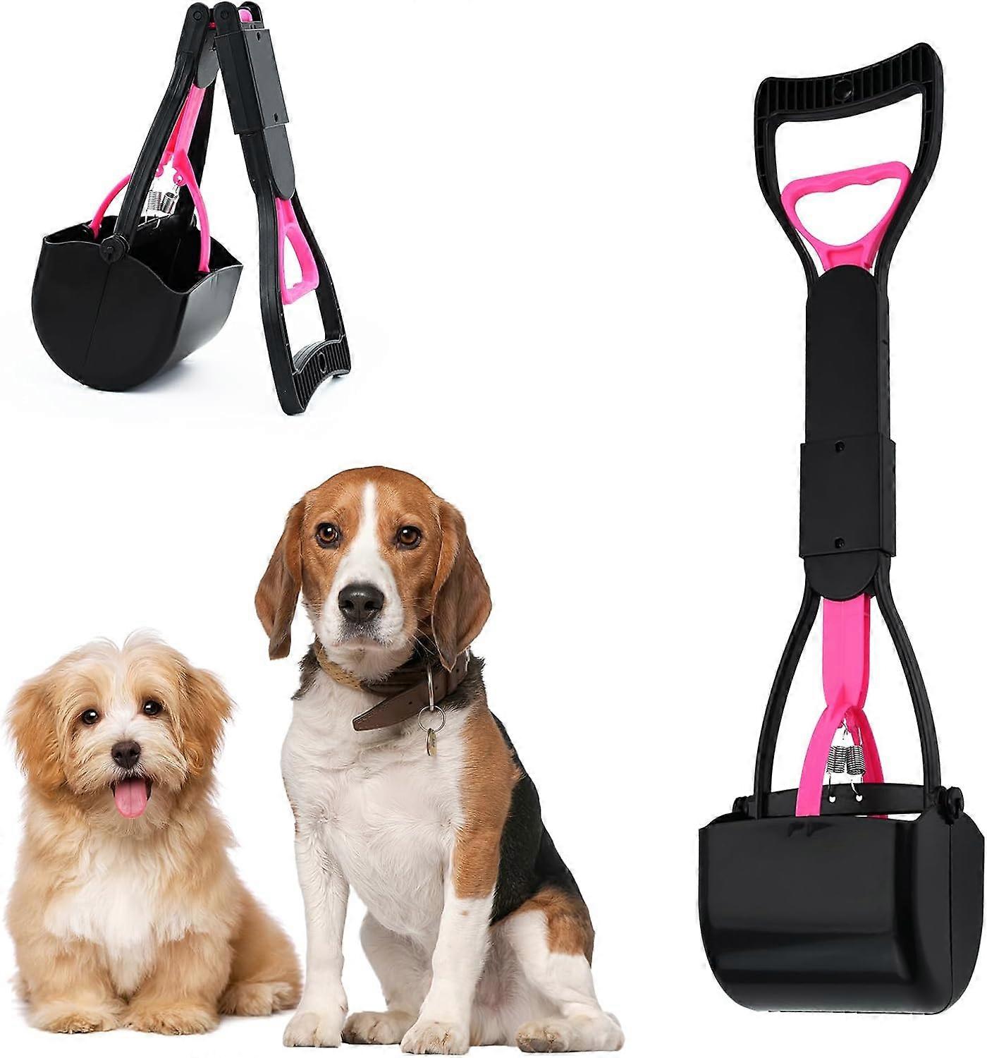 Portable Pet Pooper Scooper, Foldable, with Long Handle