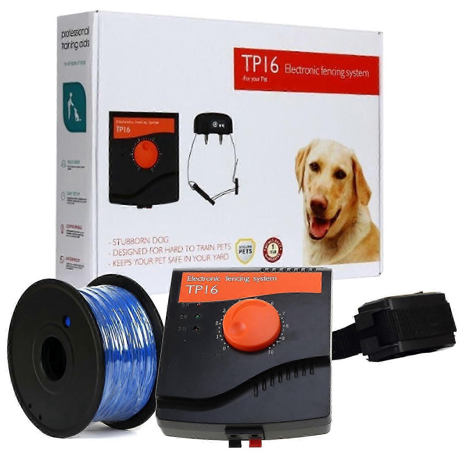 Stubborn Dog In-Ground Fence for Dogs 4 Levels Pulse Correction Transmitter Waterproof Receiver Collar Keep Pets Secure