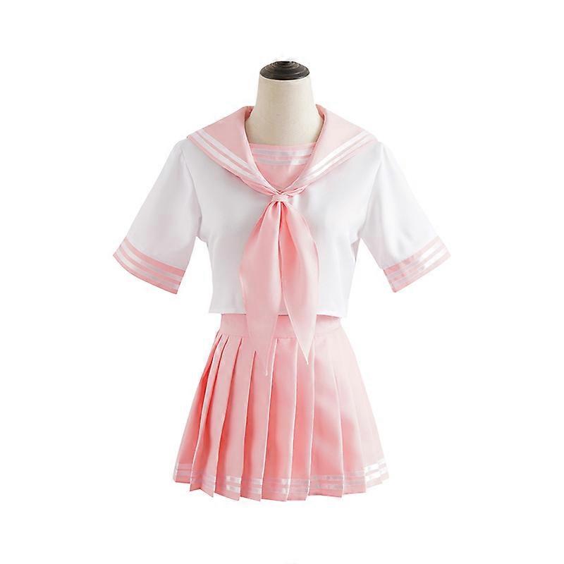 Game Fate/Apocrypha Astolfo JK Uniform Suit Sailor Suit Girl Top Pleated PLus Size Woman Party Halloween Costume