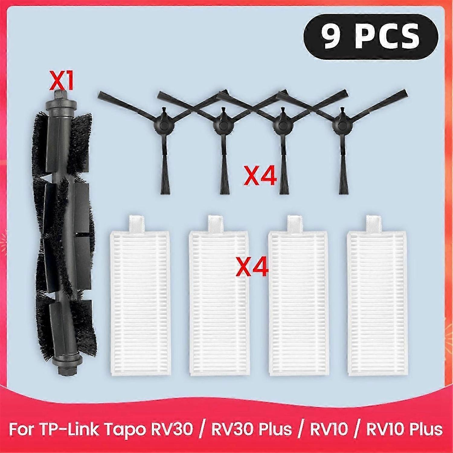For TP-Link Tapo RV30 Spare Parts Hepa Filter Main Side Brush