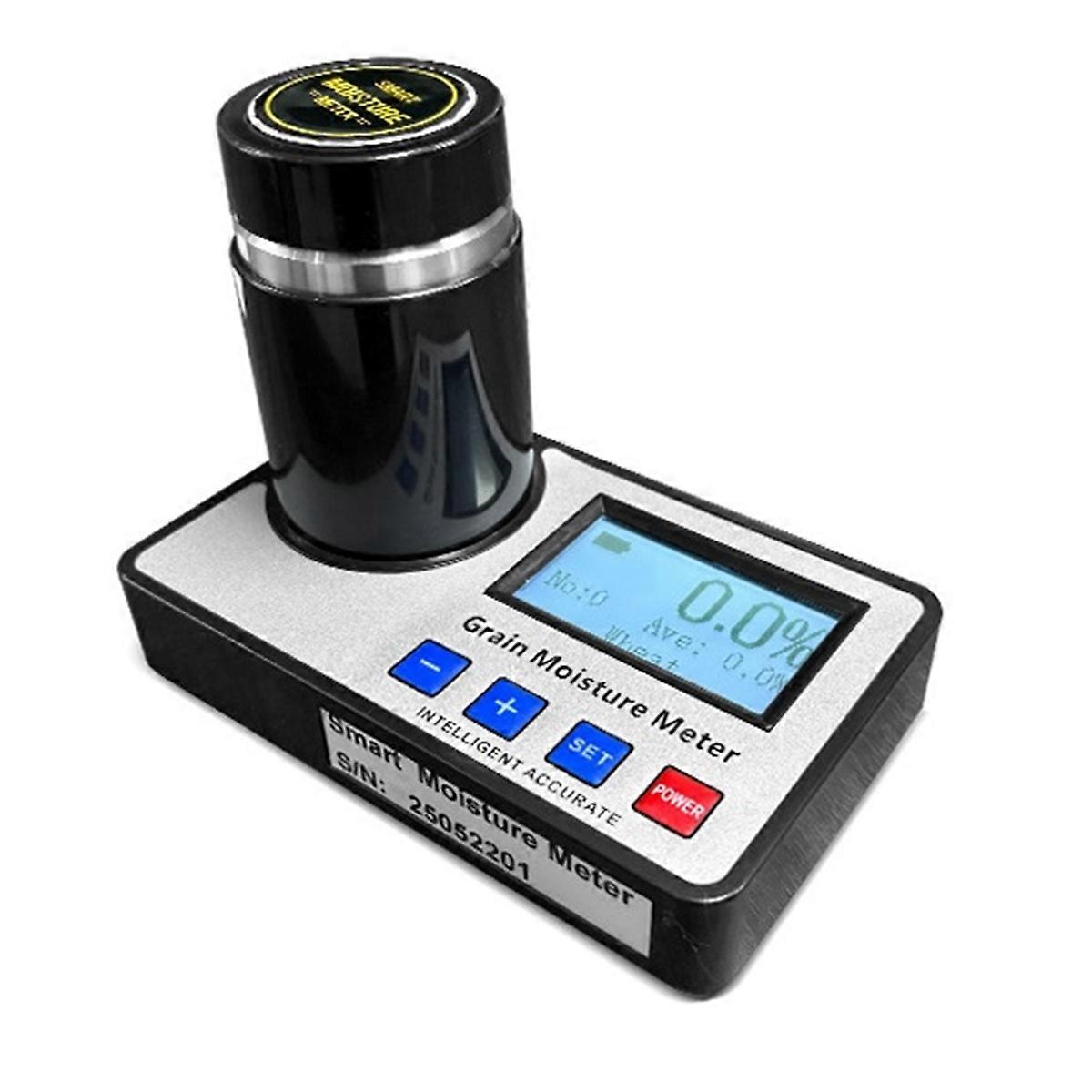 Grain Moisture Meter for 19 Kinds Grains Smart Moisture Tester Digital Display Cocoa Beans Wheat Co
