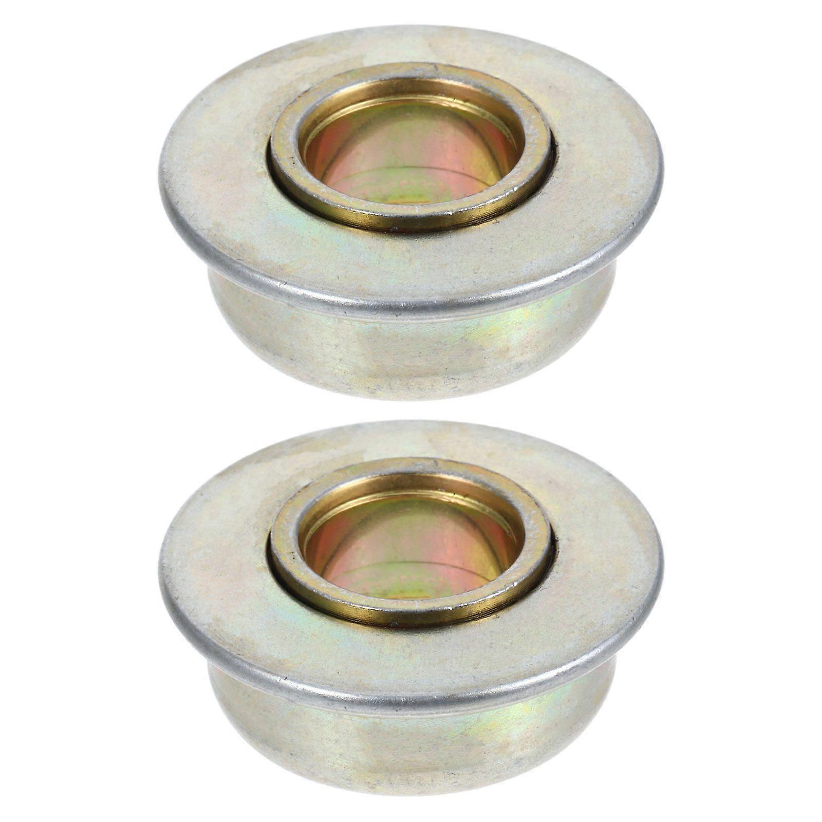 4pcs Replacement Wheelchair Parts Front Fork Stem Bearings Swivel Wheels For Walkers Universal Replacement Hardware Golden