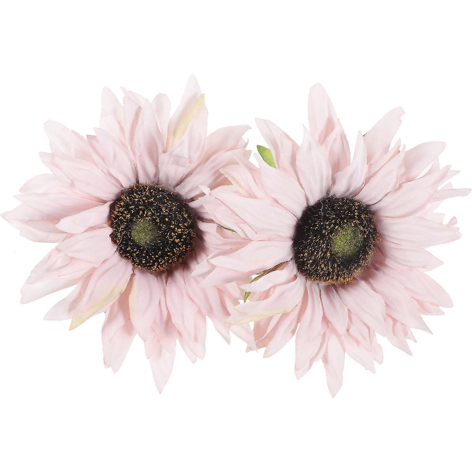 Sunflower Curtain Tieback Clips Curtain Tieback for Decoration 2Pcs with Multi Material