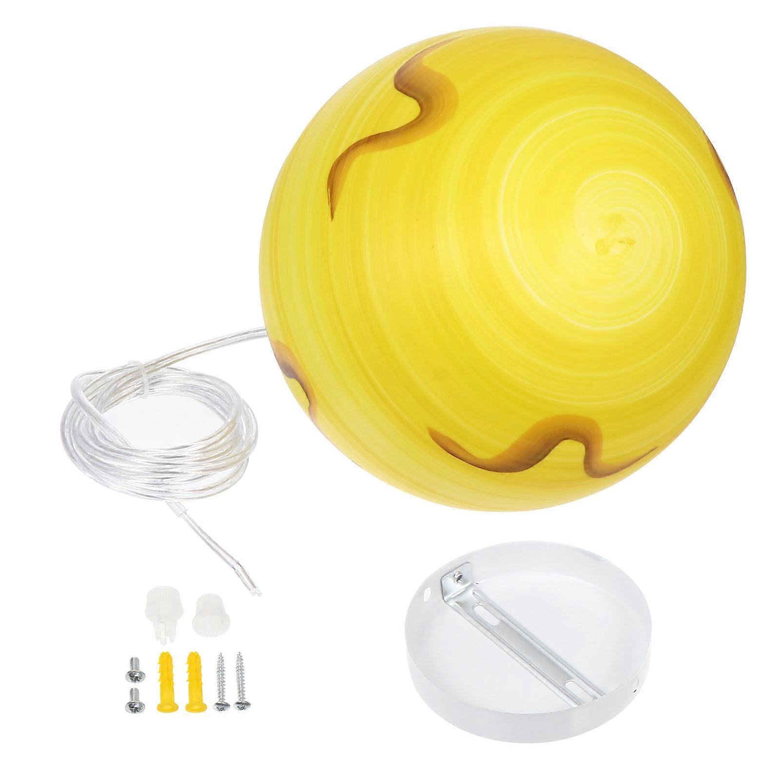 Plafonnier d’intérieur Cube Éclairage acrylique jaune 1Pack