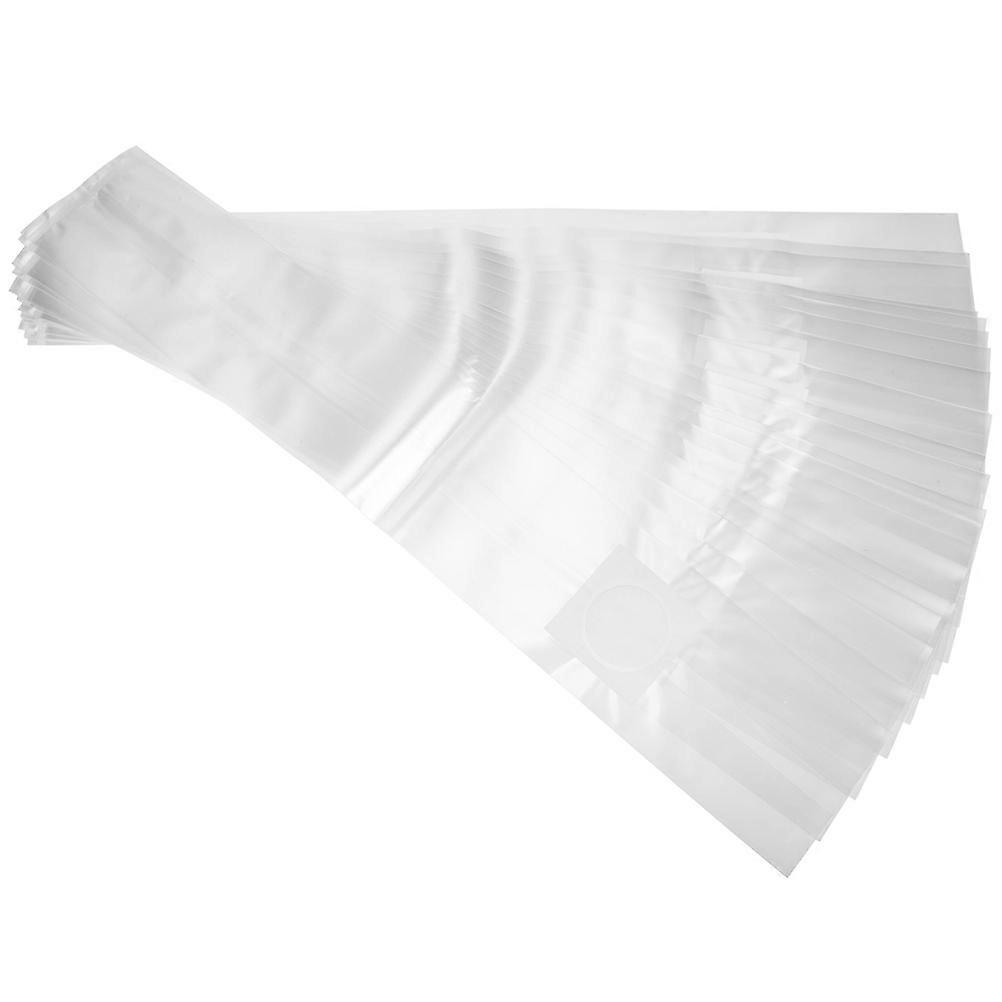 Mushroom Growing Bags for Farming Portable Rectangular Transparent Polypropylene Material with Contaminant Prevention 25Pcs