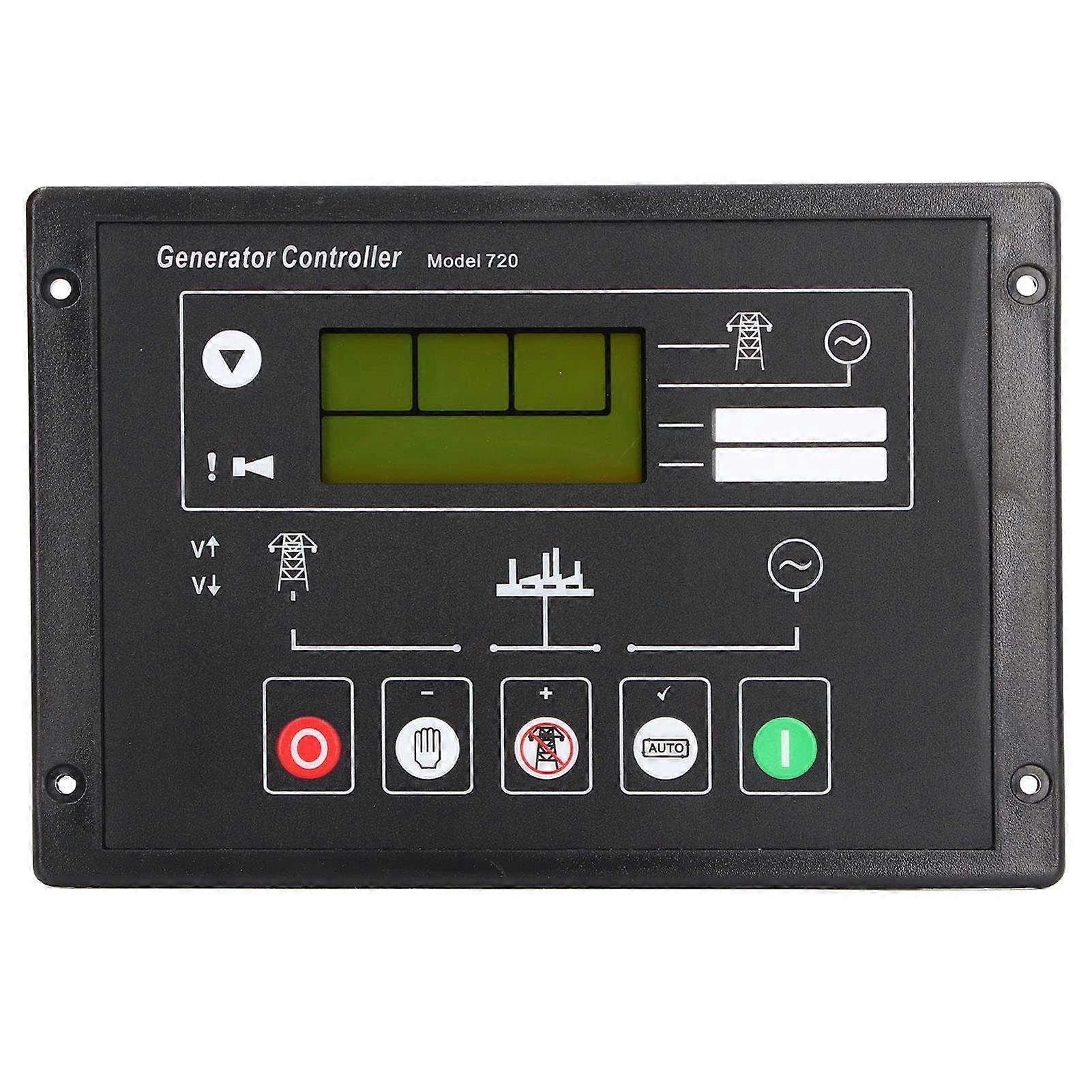 Generator Automatic Start Control Module With LED Monitoring, Protection Function, Remote Controlling Support