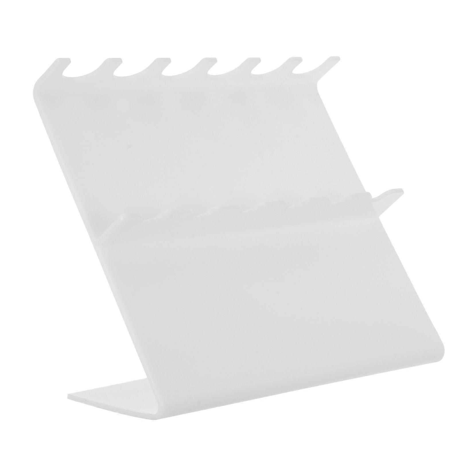 Plastic Pipettor Rack Pipe Organizer Stand Linear Pipette Holder Bracket for Laboratory Scientific Lab 6 Pipette Storage