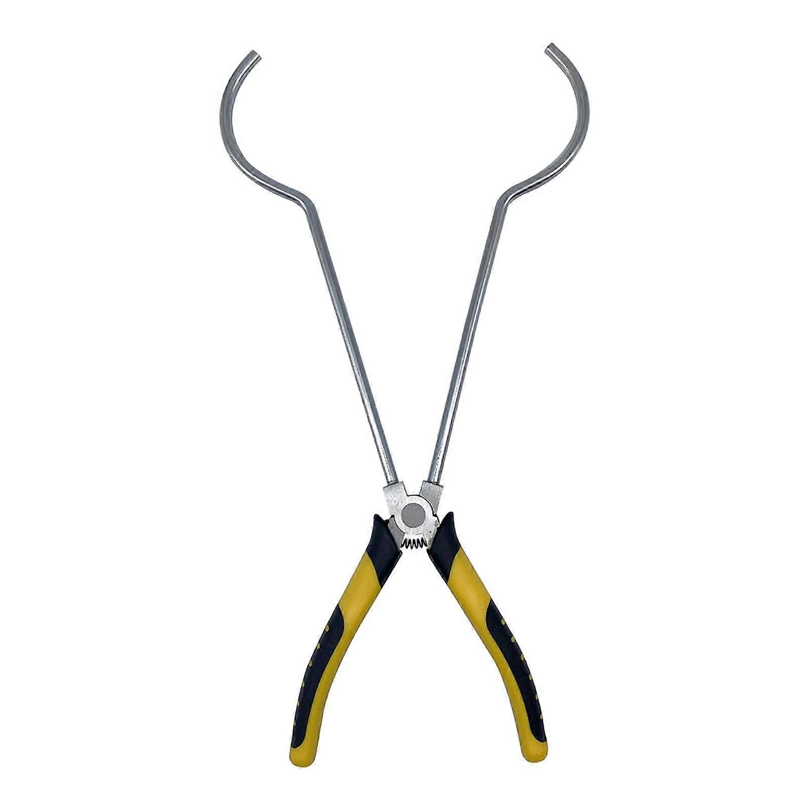 39cm Crucible Tongs Furnace Tongs for Metalworking Multipurpose Double Spring