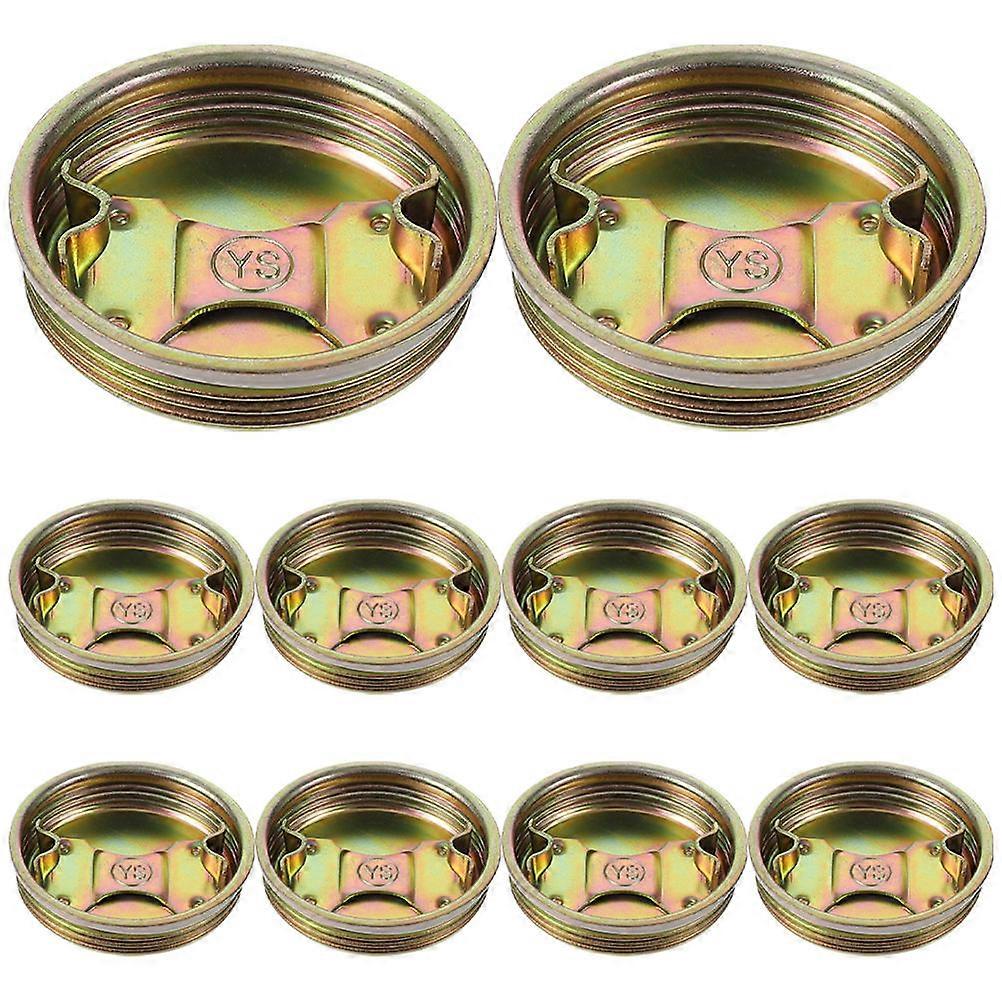 Drum Bung Caps 10Pcs For Water Barrel Professional Use Rounded Shape Tight Locking Function
