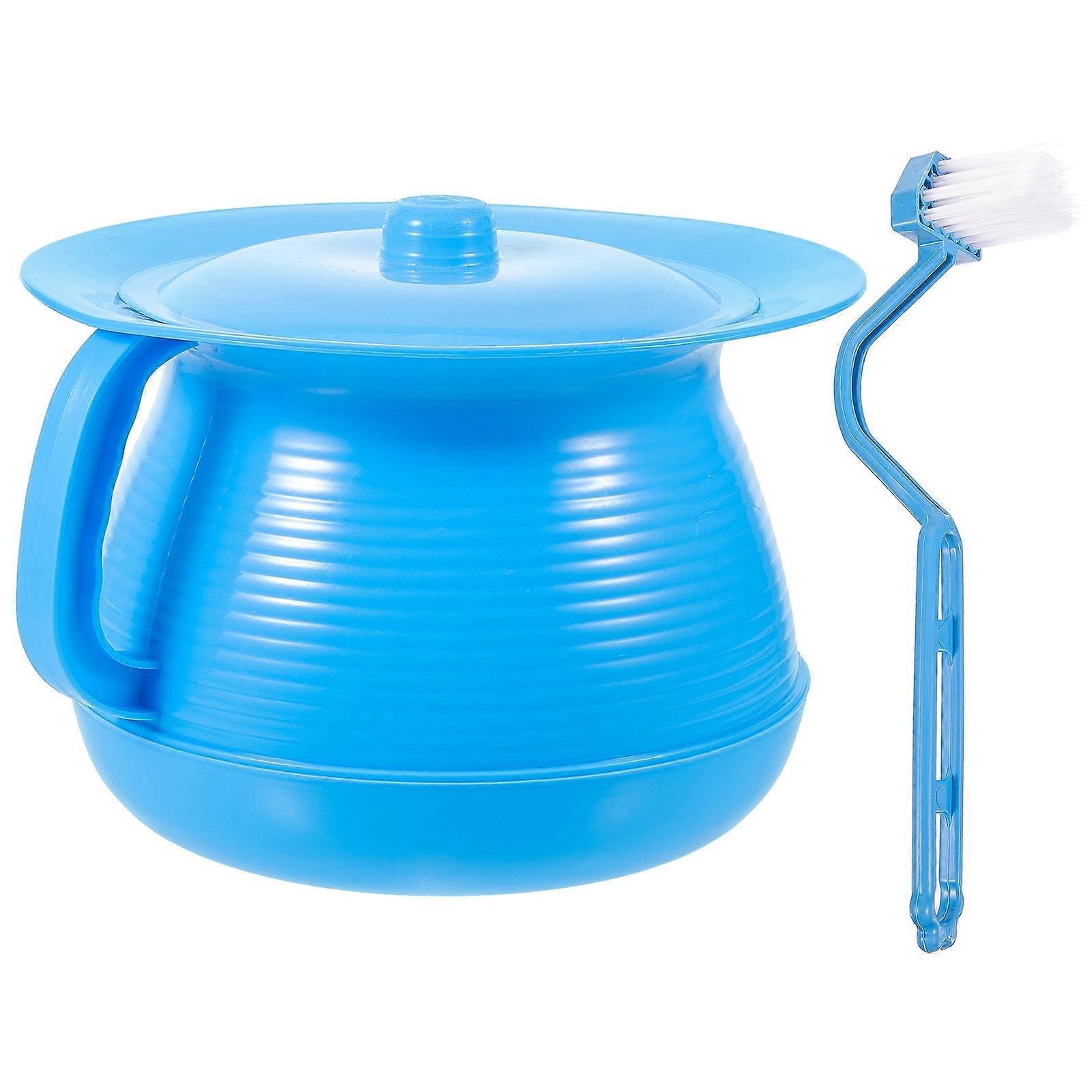 Spittoon with Lid for Storage 1 Adult Urinal Pail Pot Portable Use
