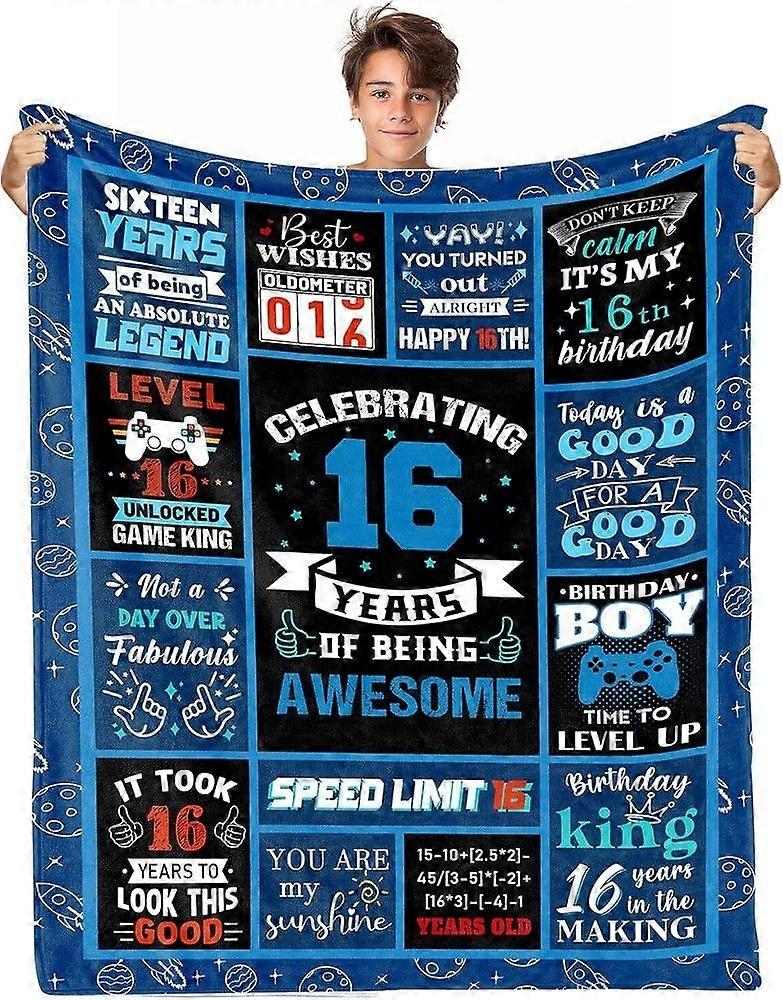 Idee regalo di compleanno ragazzo di 16 anni, 16 ° compleanno 50x40 16 ° compleanno ragazzo