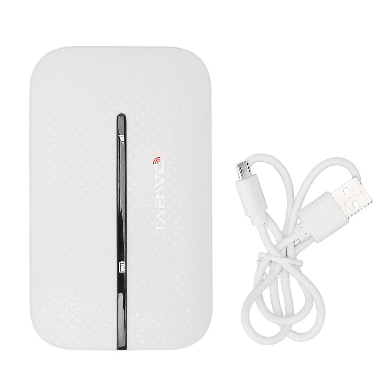 4G WiFi Router 150Mbps SIM Card Slot Up to 15 Devices 2100mAh Easy Operation Mobile WiFi Hotspot for Office Travel Home