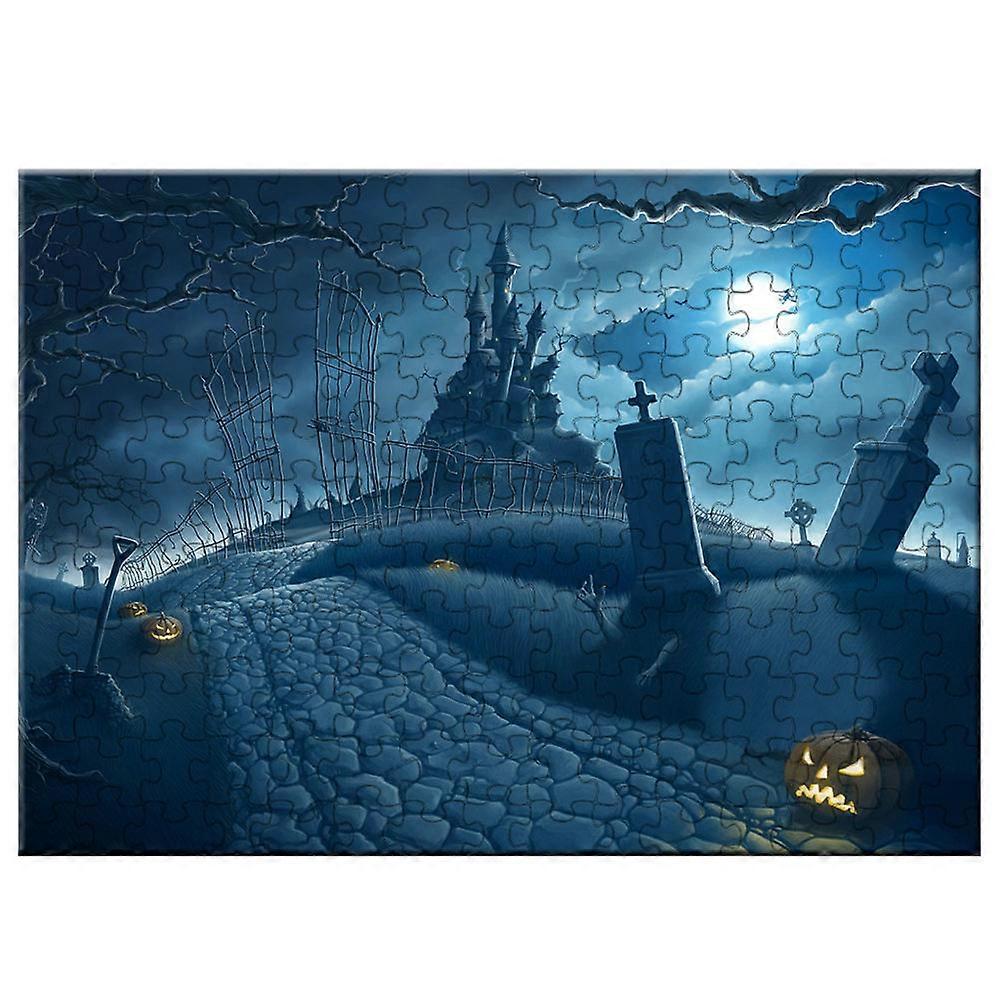 Paper Halloween Jigsaw Puzzle for Kids Playing Intelligence Educational Toy 1 Box