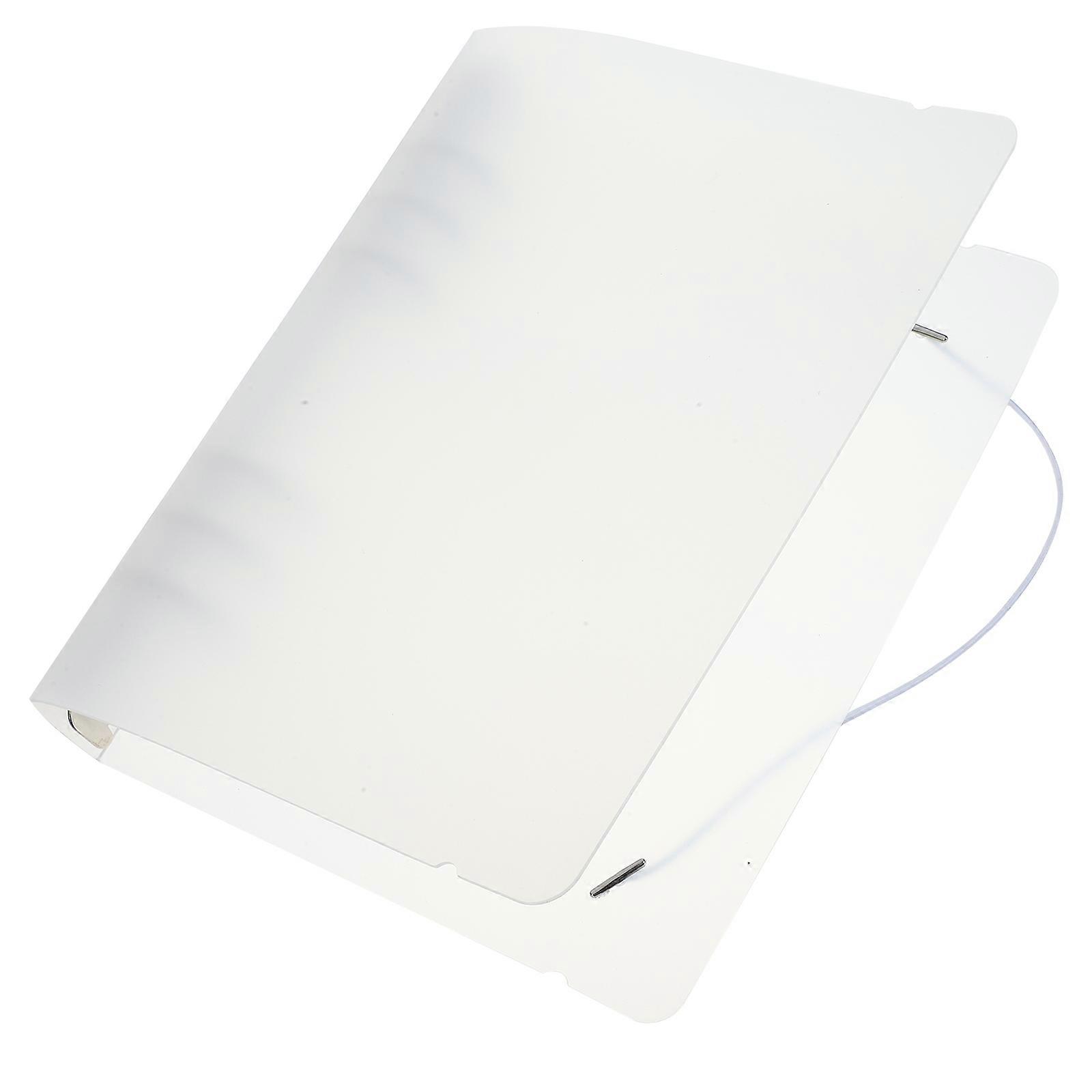 Sturdy Notebook Cover Binder Shell for Classroom Use 4Pcs White Set