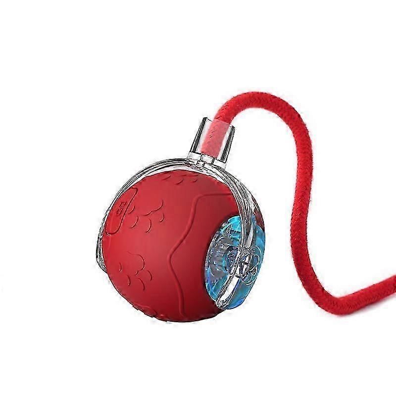 Interactive Cat Toys for Indoor,Automatic Moving Electric Rolling Pet Ball,Smart Teasing Toy for Kitty,3 Modes and USB Rechargeable,Tail Cat Feather T