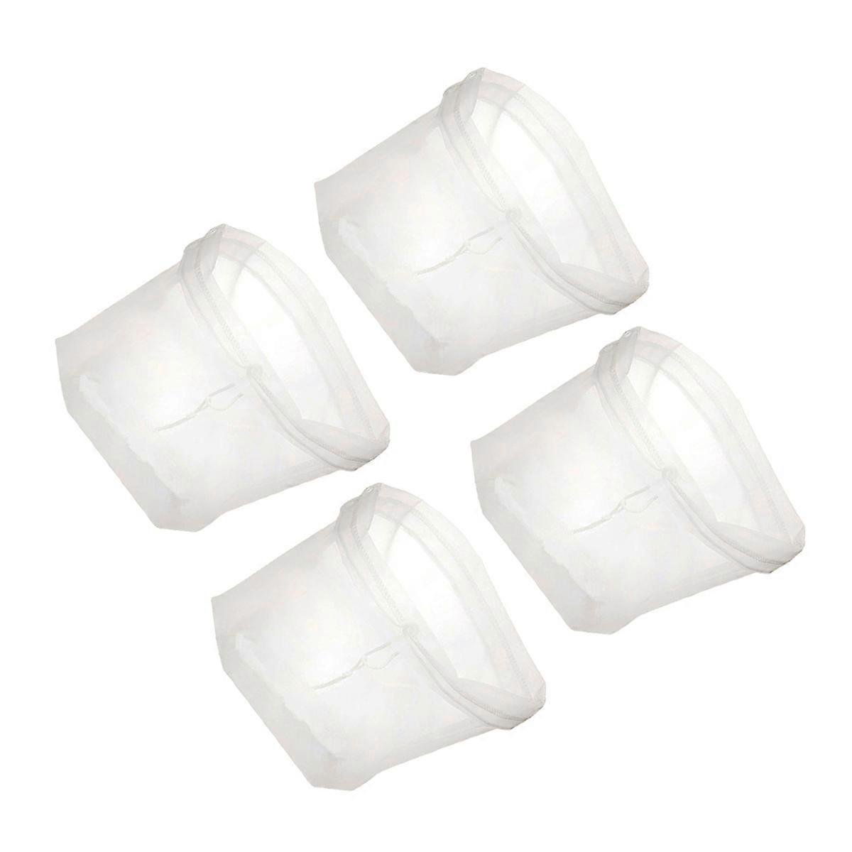 Nut Milk Filter Bag U-Shape Design For Kitchen Utensil 30x30cm Filtering 8 Pcs
