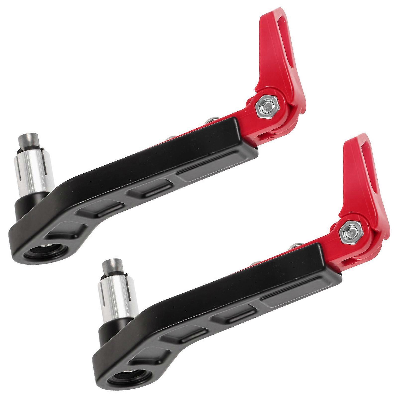 Motorcycle Handguard Designed For Motorcyclists With Simple Structure And Stylish Red Color Crafted From Durable Aluminum Alloy 2 Pairs