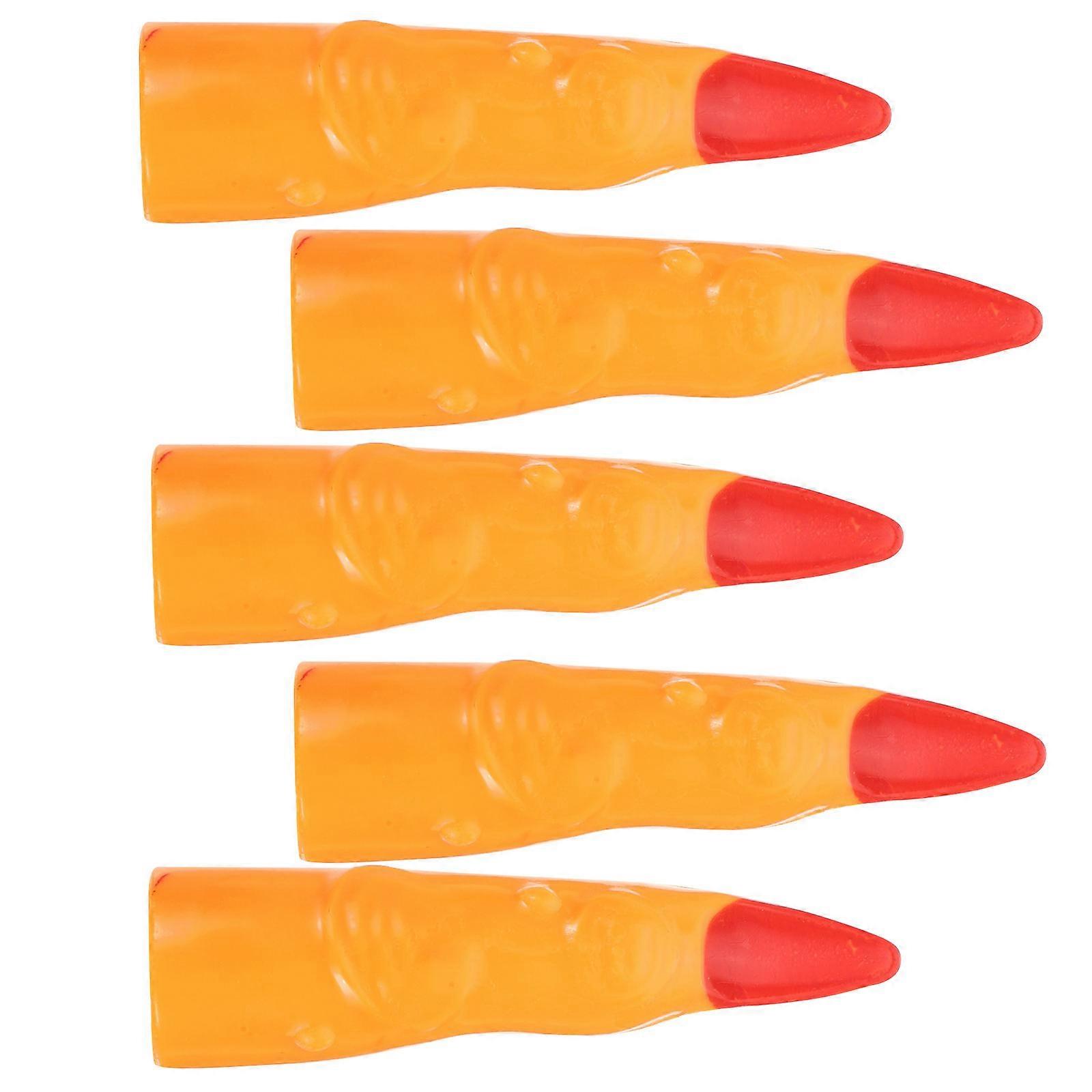 Prank Tool 20 Pcs Plastic Fake Finger Decorations for Halloween Masquerade Parties Adults and .4X0.71X0.71in Creepy Accessory