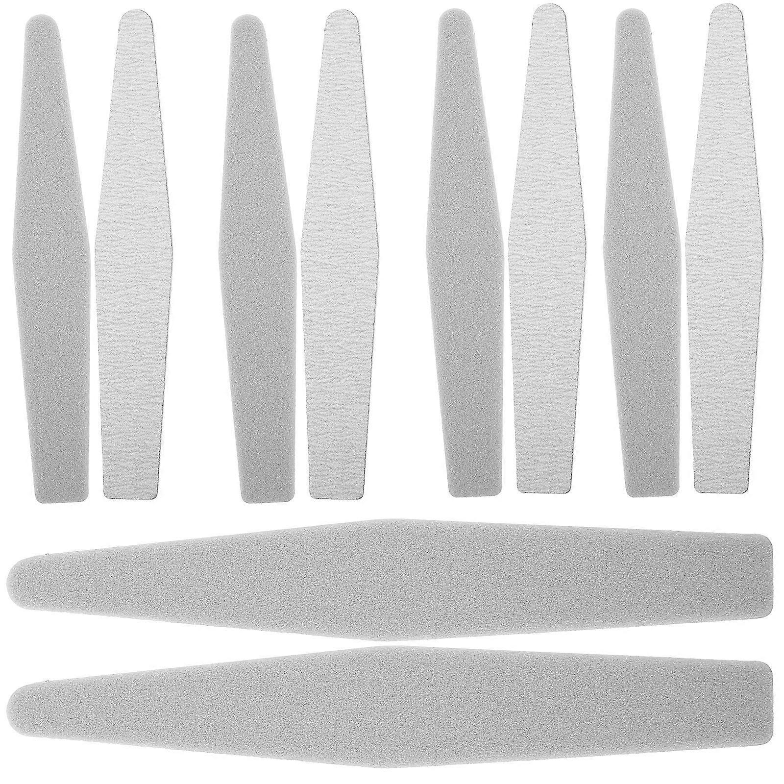 Professional Manicure Tools Nail Polishing Strips Travel Use Shaping Dual-Sided Design 10Pcs
