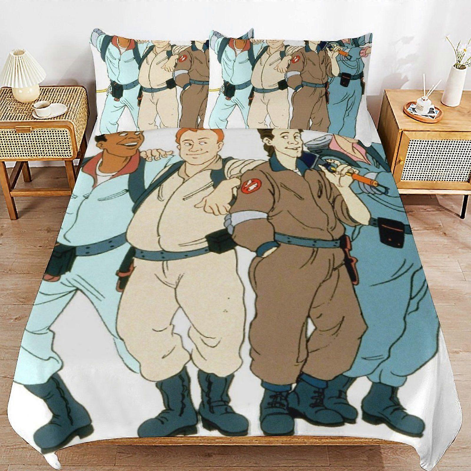 a255 The Real Ghostbusters Wash Safe Sleep Comfort Long Use Function Durable Threads Duvet Cover Sets Classic Look b255