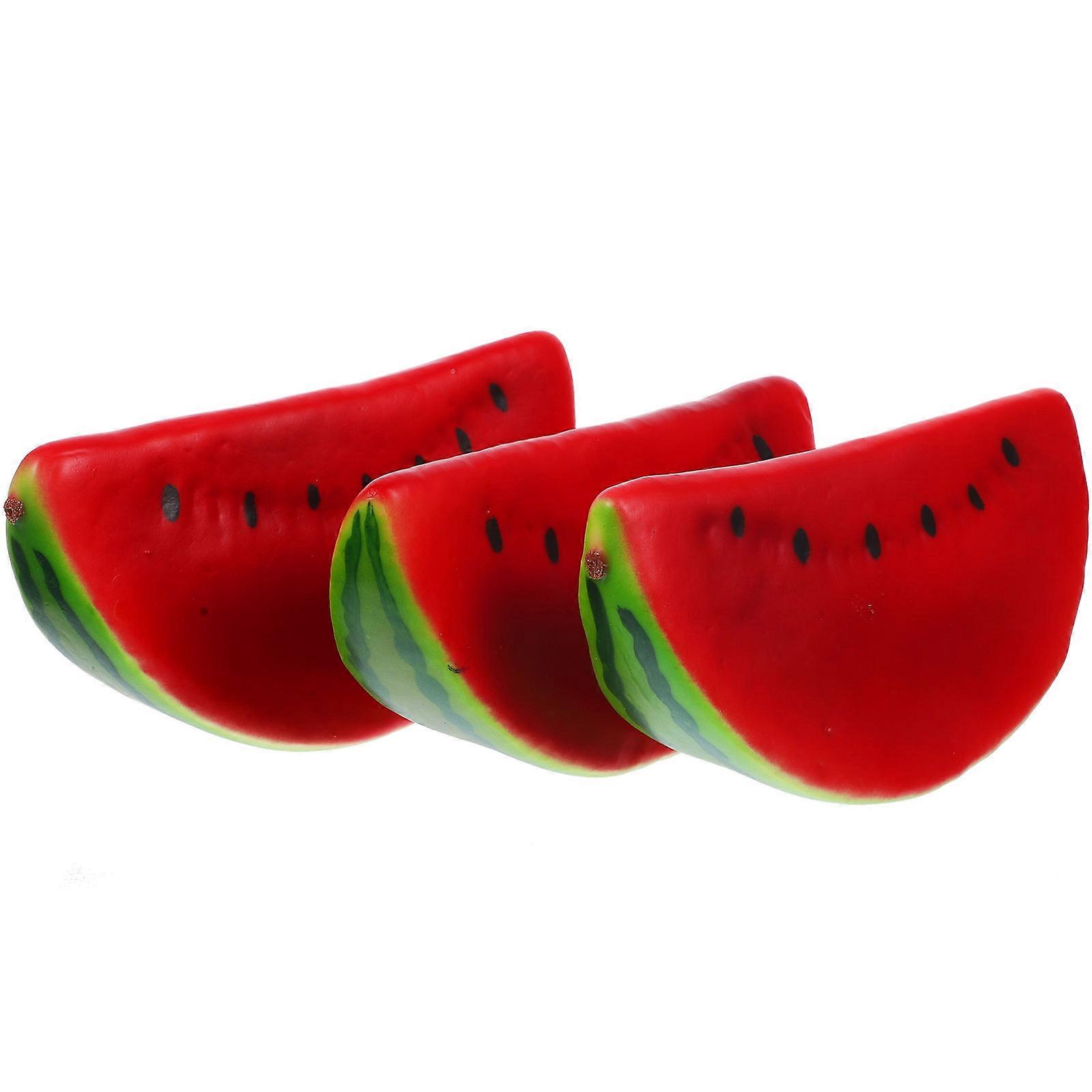Simulation Watermelon Slice Artificial Watermelon Slice Meant for Decor 9Pcs